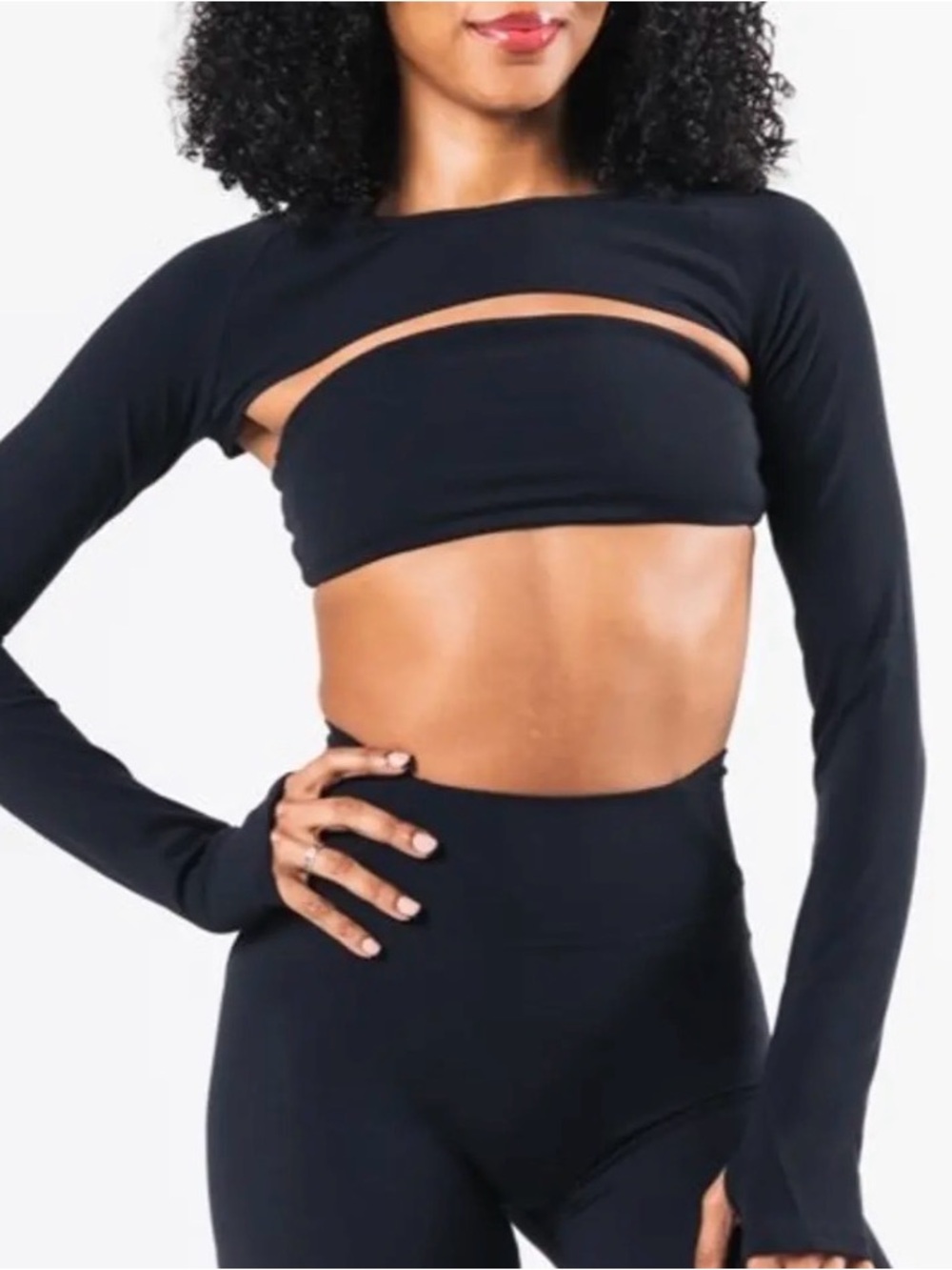 Alphalete black Aura Shrug